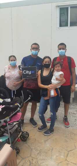 Familia Visitante en Cancun numero uno